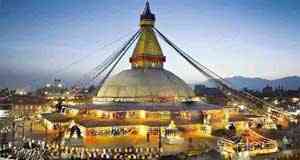 Boudhanath, A mandala shape stupa represent the buddhist culture & religious