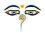 Buddha eye's logo for HolidayNepal