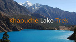 Khapuche Lake Trek featuring Nepal's lowest glacier lake and panoramic Himalayan views
