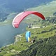 Tandem Paragliding Adventure paragliding above Phewa Lake in Pokhara, Nepal