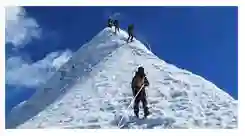18 Peaks Adventure Peak climbing expedition in Nepal featuring snow-covered mountains