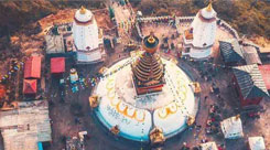 Golden Triangle Nepal itinerary covering Kathmandu's historic landmarks, Pokhara's natural beauty, and Chitwan National Park.