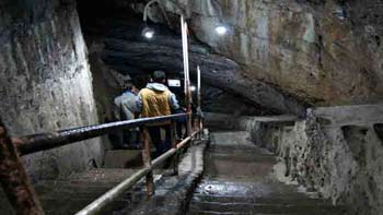 Gupteshwor Mahadev Cave, a sacred limestone cave in Pokhara, Nepal