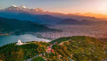 Pokhara also called lake city