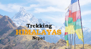 TREKKING in Himalayas Nepal